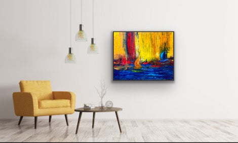 Vendée Globe, ACRYLIC, 24" x 30"