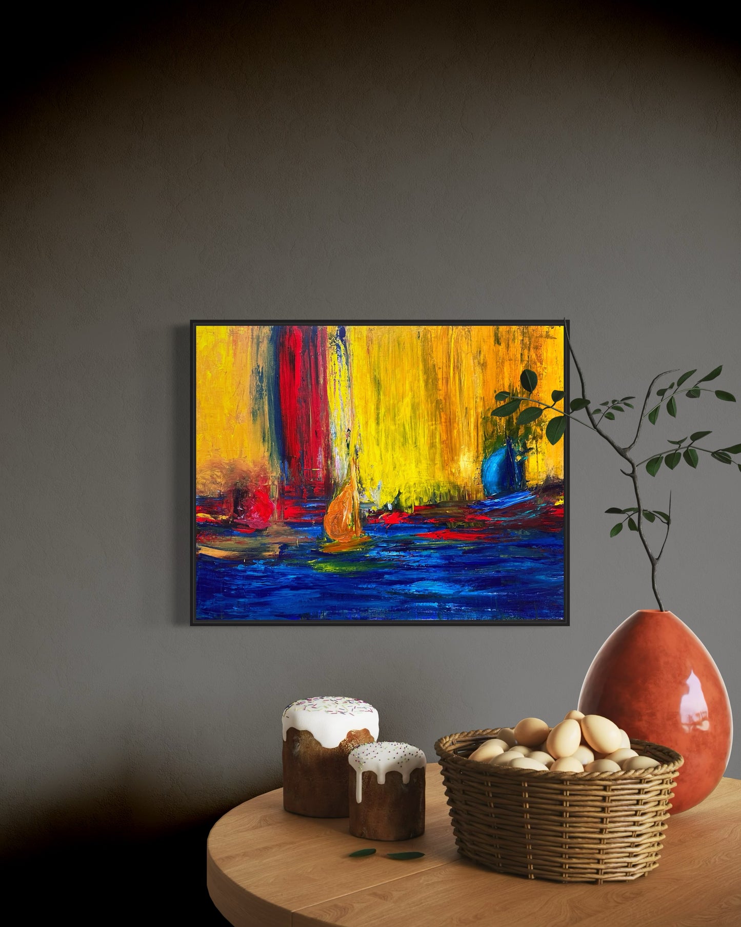 Vendée Globe, ACRYLIC, 24" x 30"