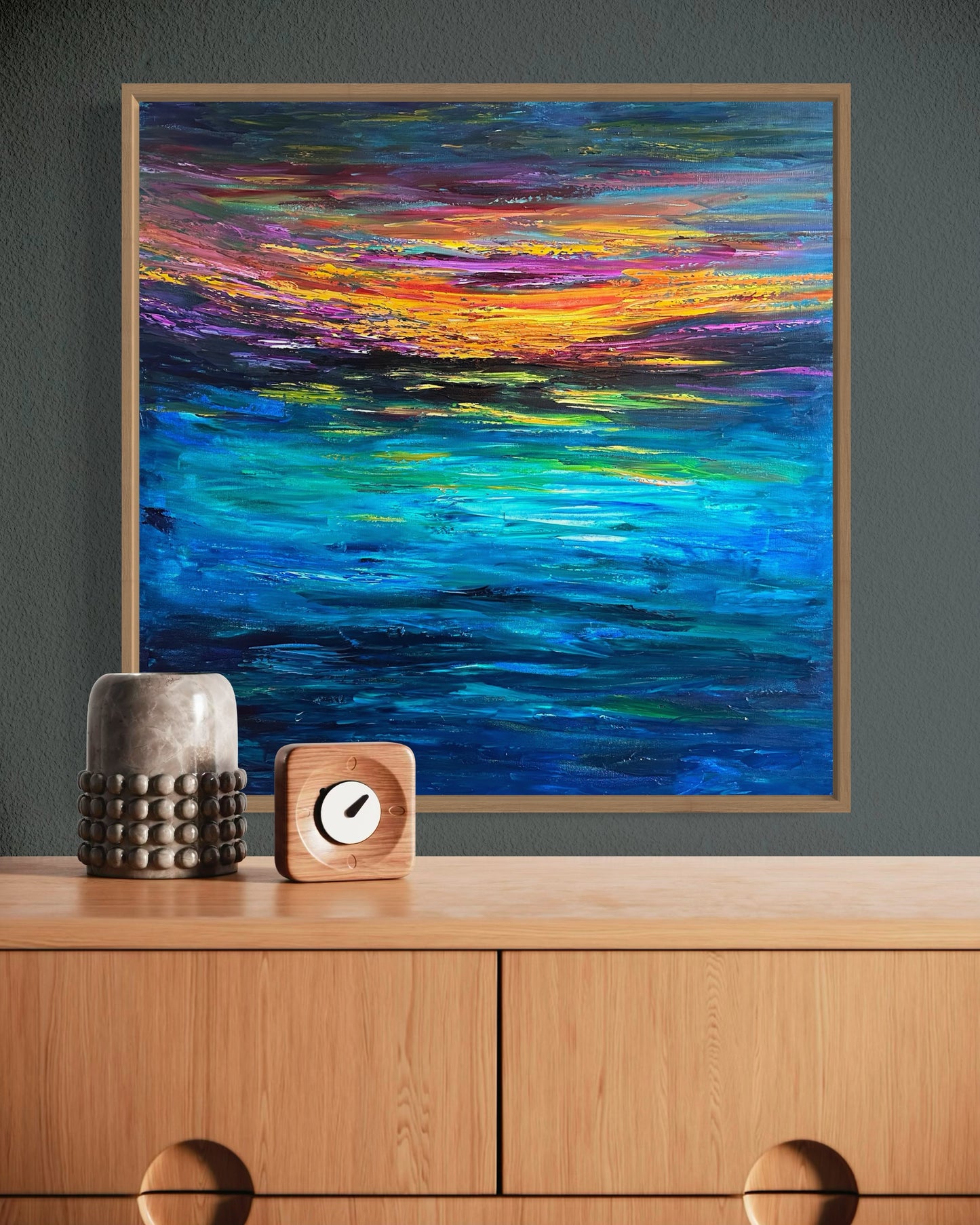 Sunset At Sea Prints