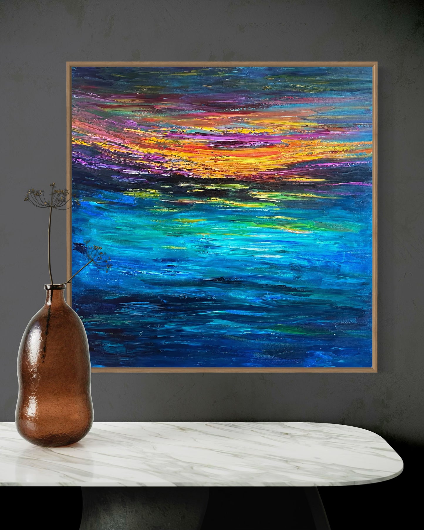 Sunset At Sea Prints