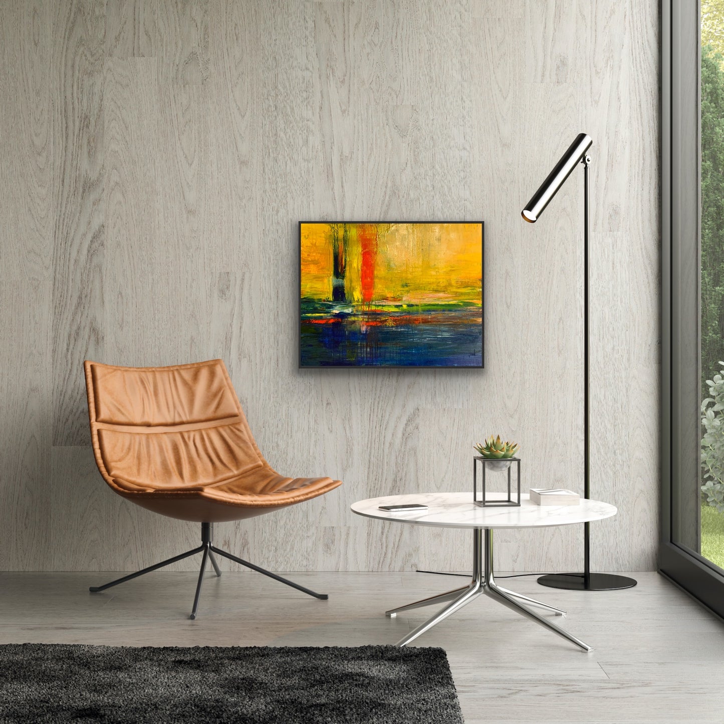 Stillness, ACRYLIC, 24" x 30"