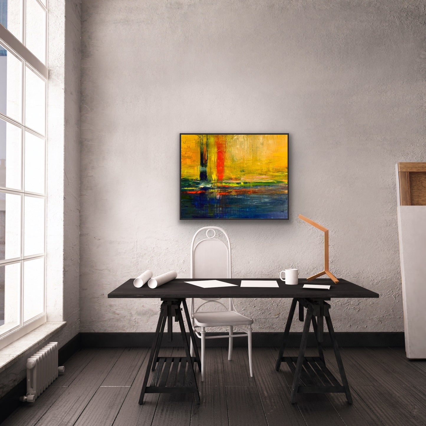 Stillness, ACRYLIC, 24" x 30"