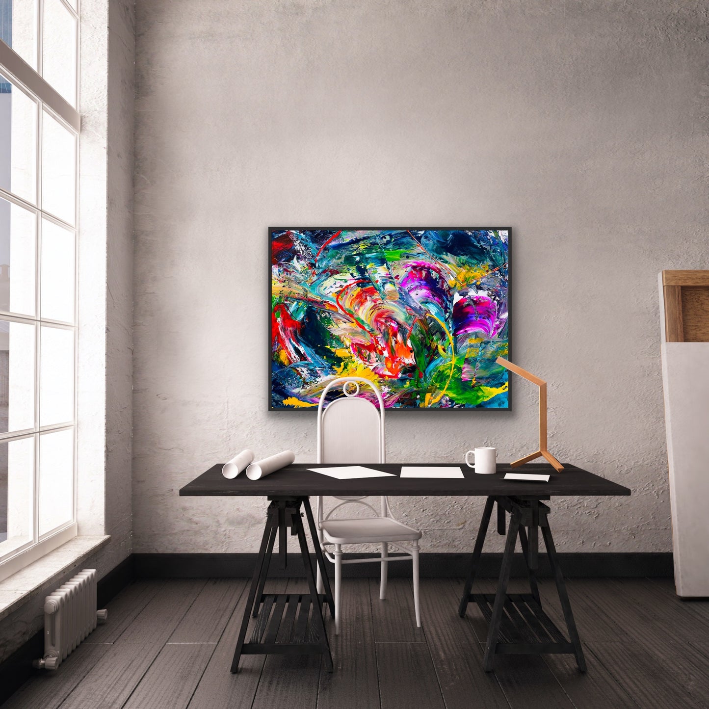 Serendipity II, Acrylic, 40" x 30"