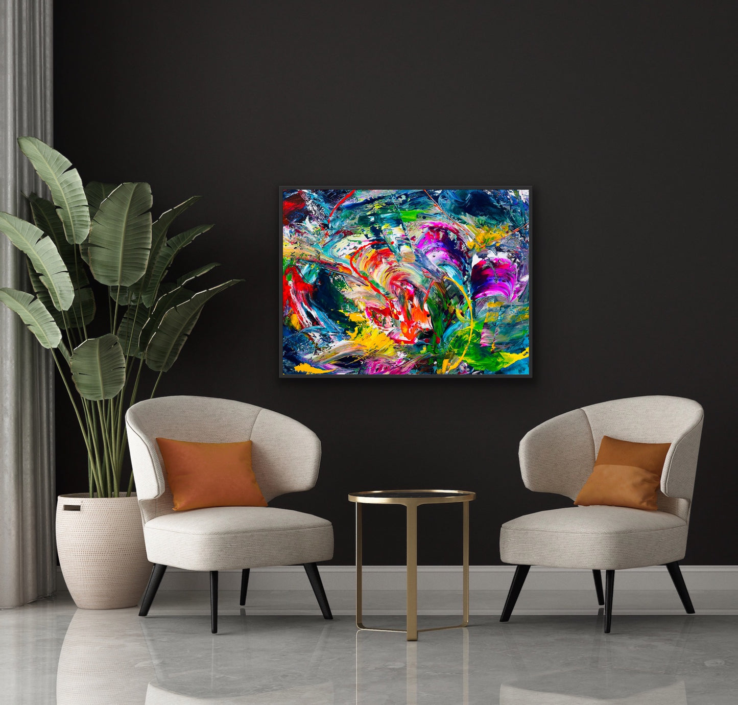 Serendipity II, Acrylic, 40" x 30"