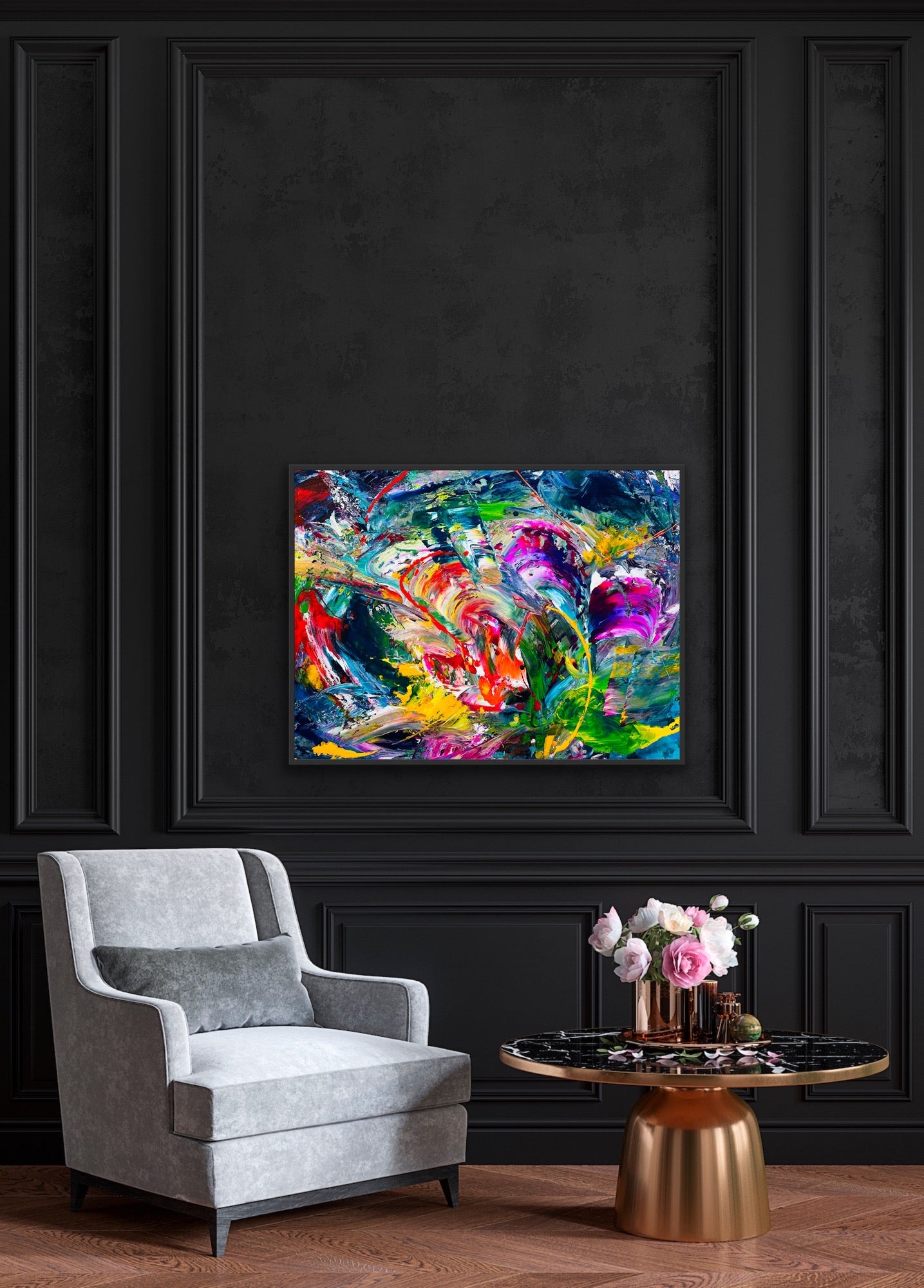 Serendipity II, Acrylic, 40" x 30"