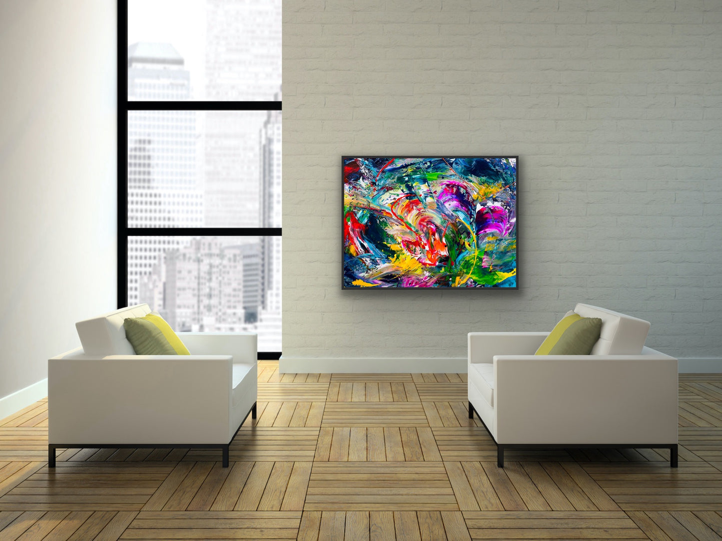 Serendipity II, Acrylic, 40" x 30"