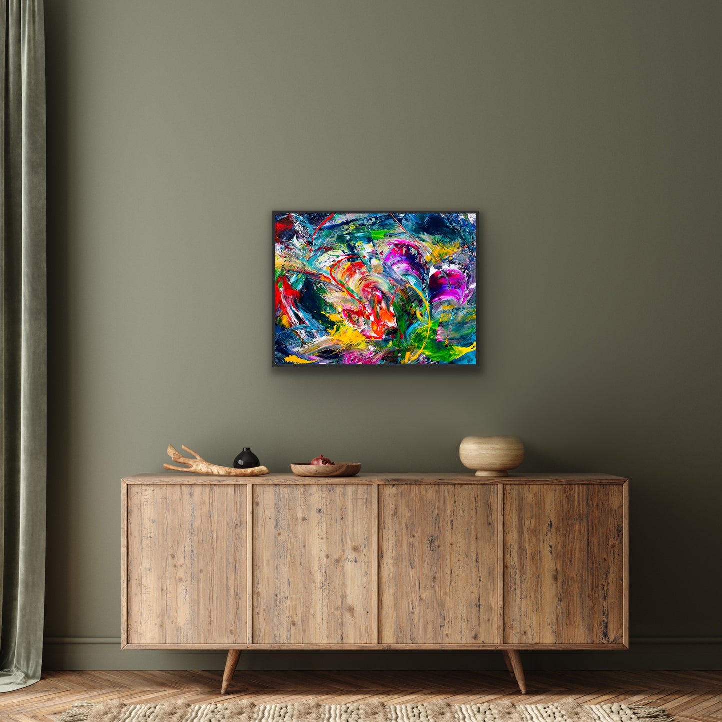 Serendipity II, Acrylic, 40" x 30"