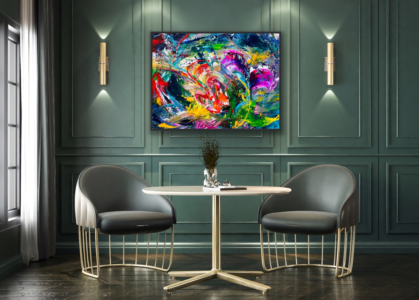 Serendipity II, Acrylic, 40" x 30"