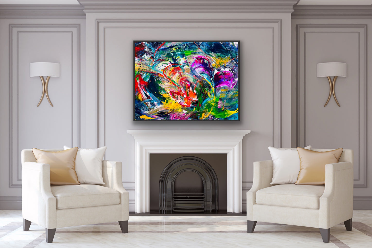 Serendipity II, Acrylic, 40" x 30"