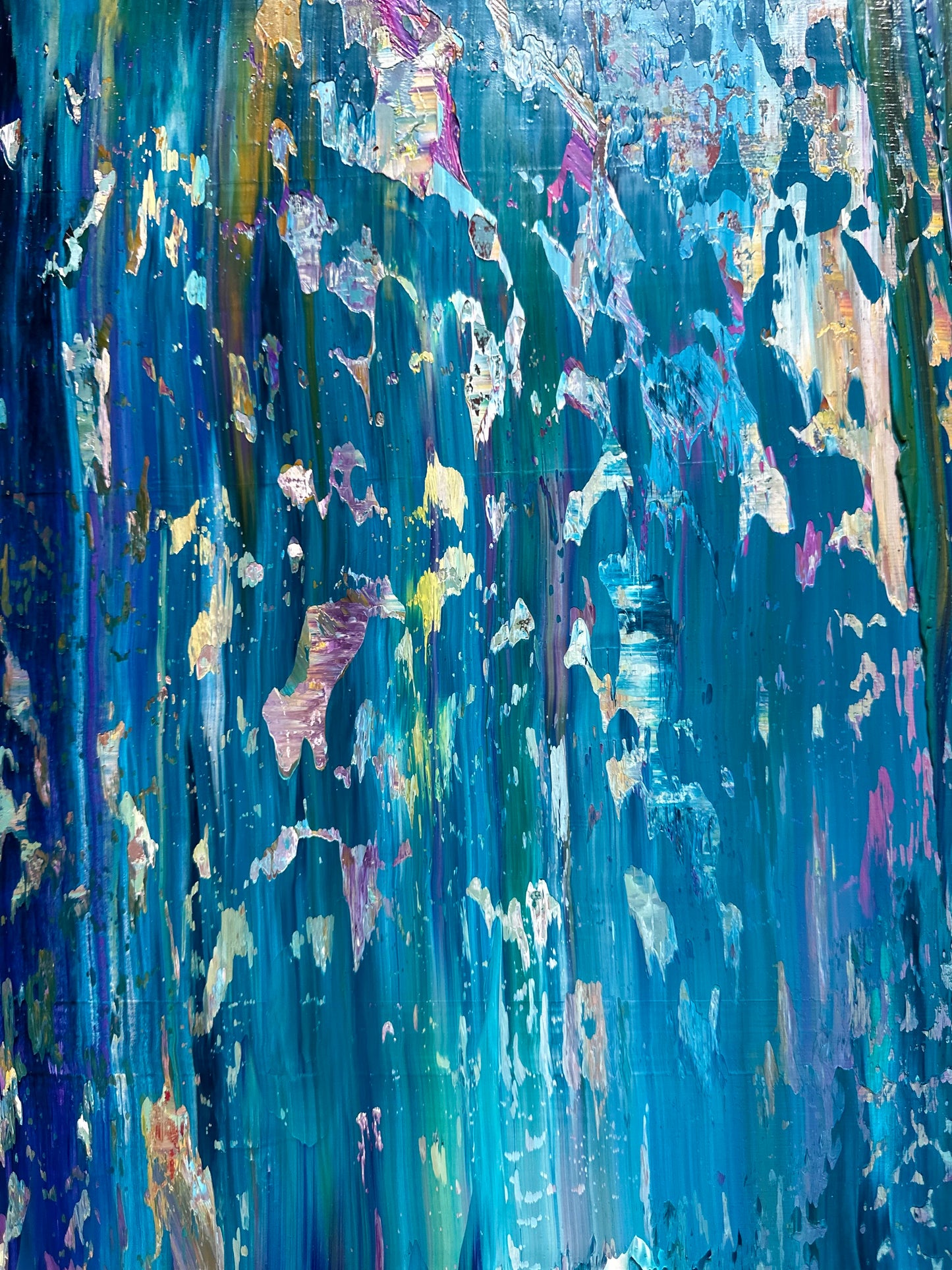 WATER REFLECTION, OIL, 30" x 40"