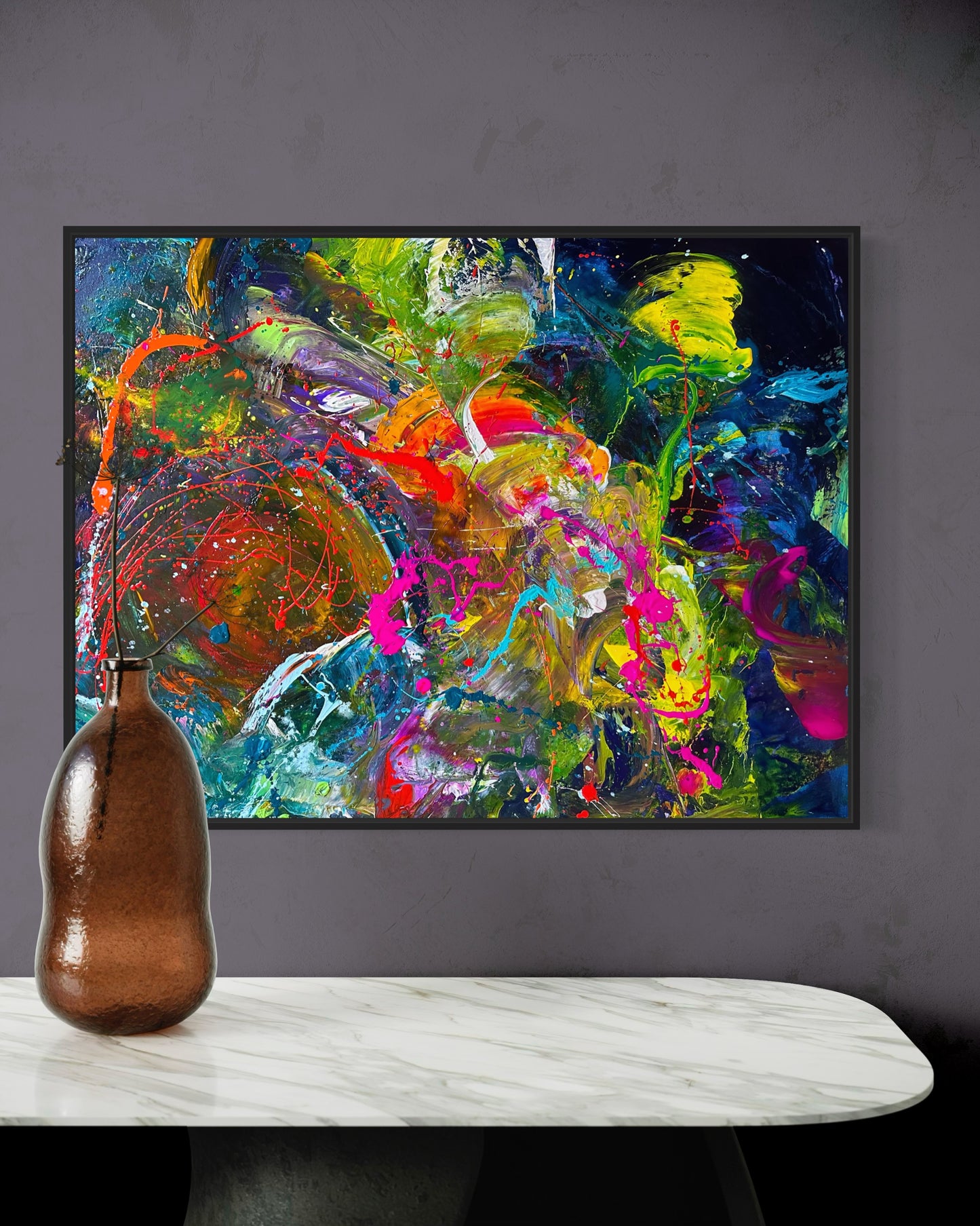 Spaced Out, Acrylic, 40" x 30"