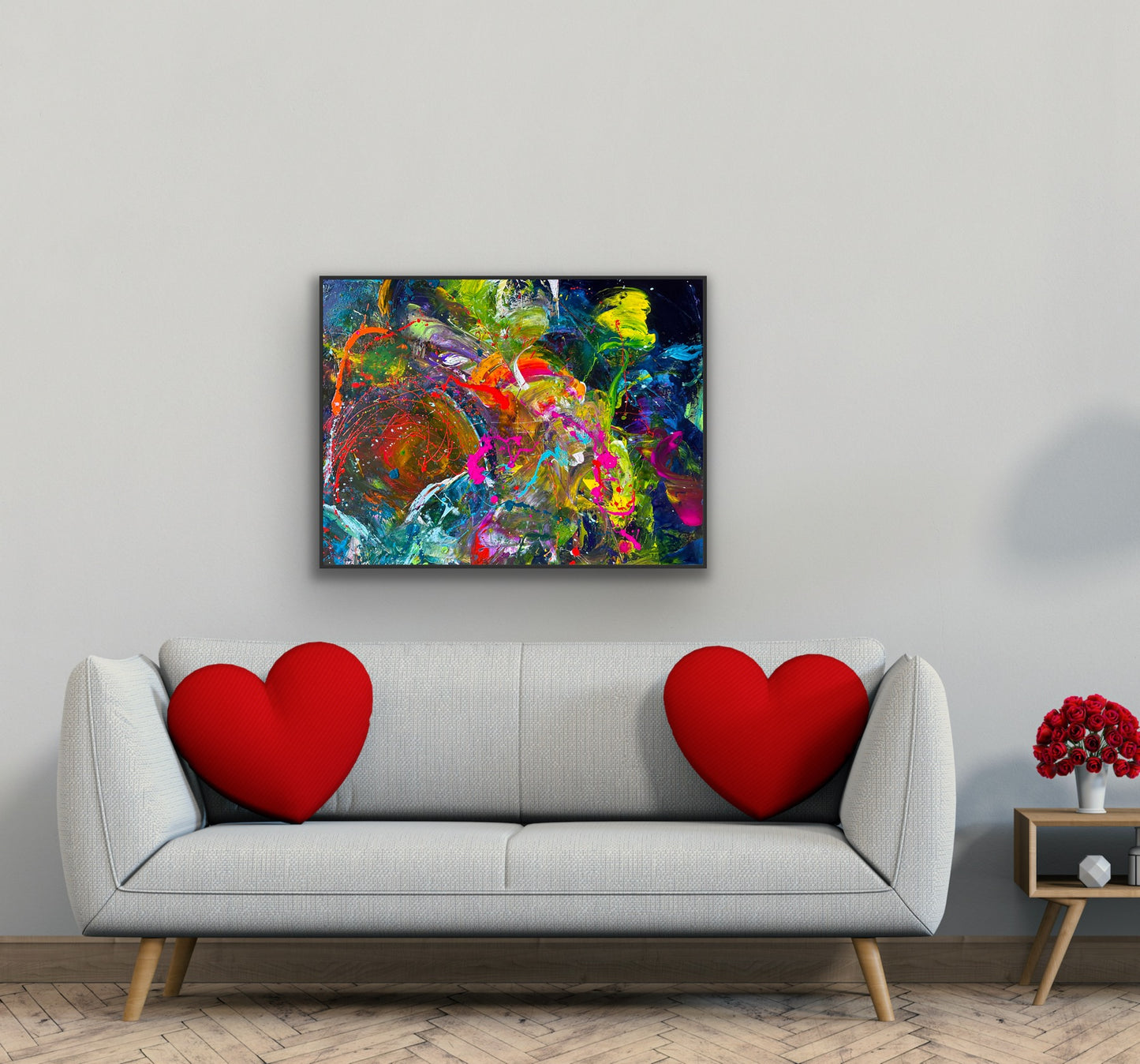 Spaced Out, Acrylic, 40" x 30"