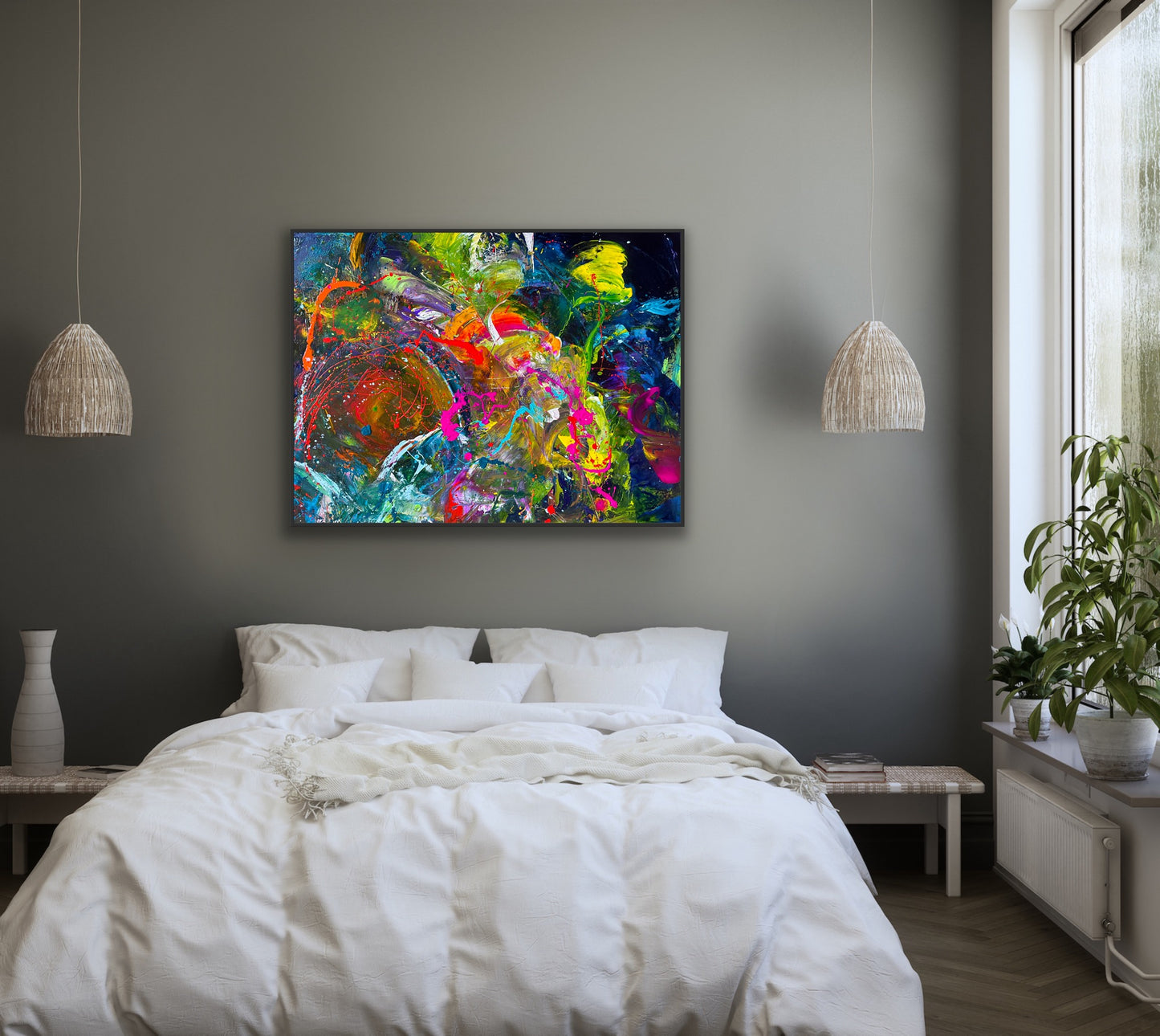 Spaced Out, Acrylic, 40" x 30"
