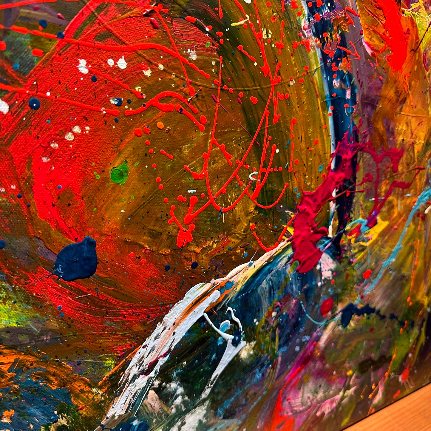 Spaced Out, Acrylic, 40" x 30"