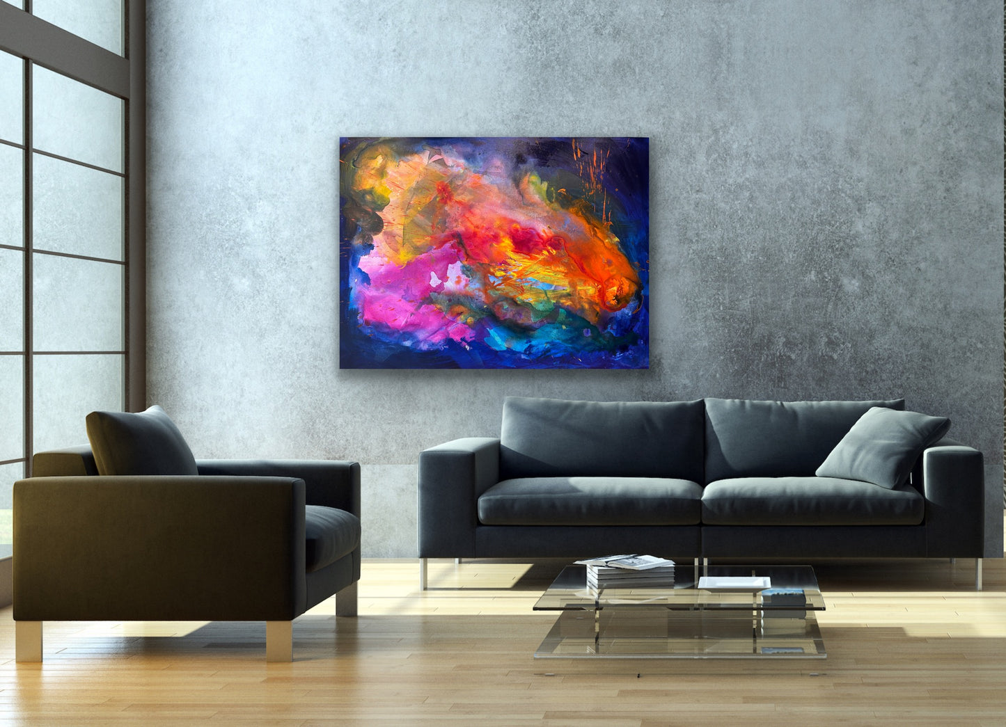 Proud With You, Acrylic, 36" x 48"