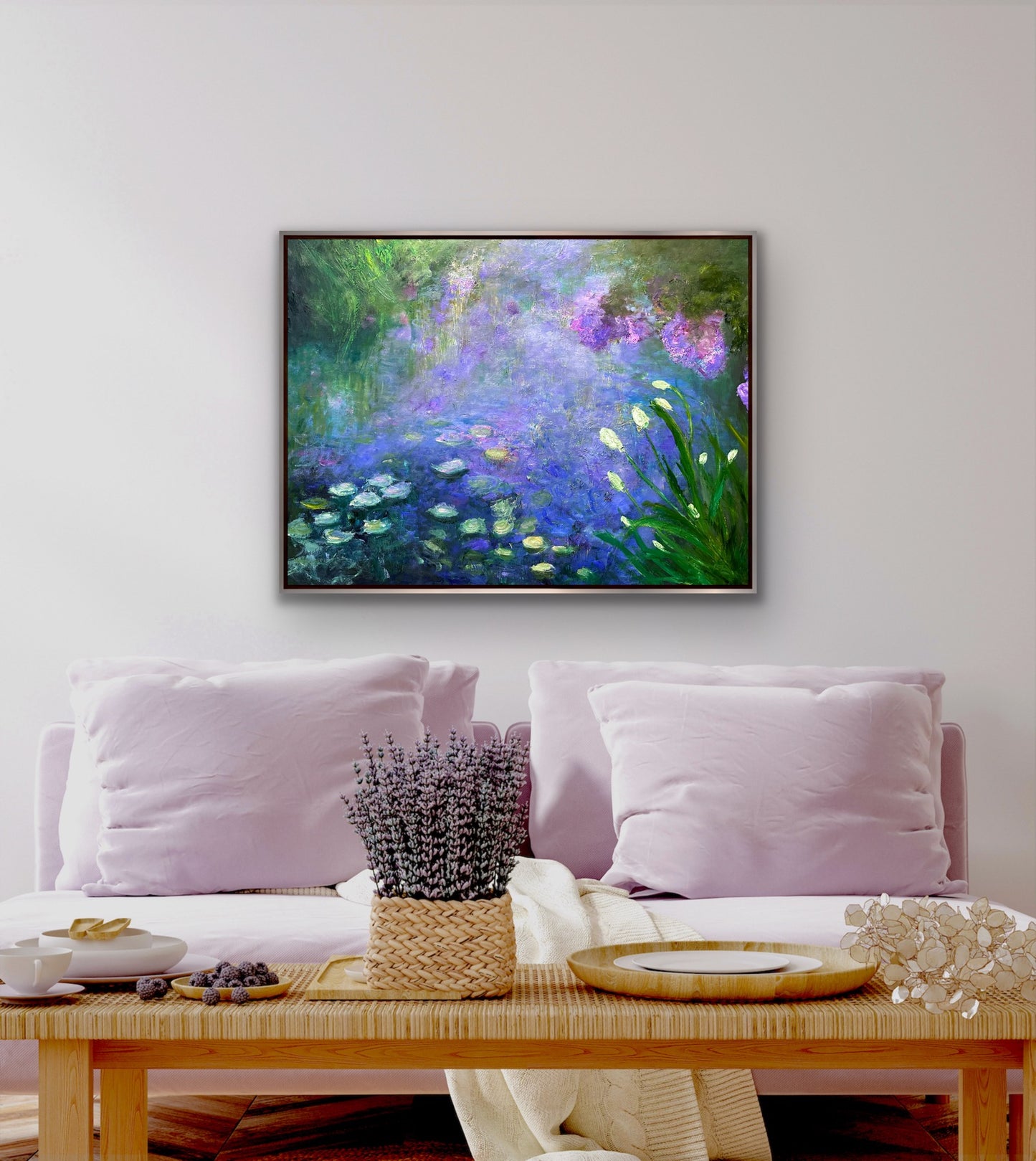 Water Lily Mist, OIL, 36" x 48"