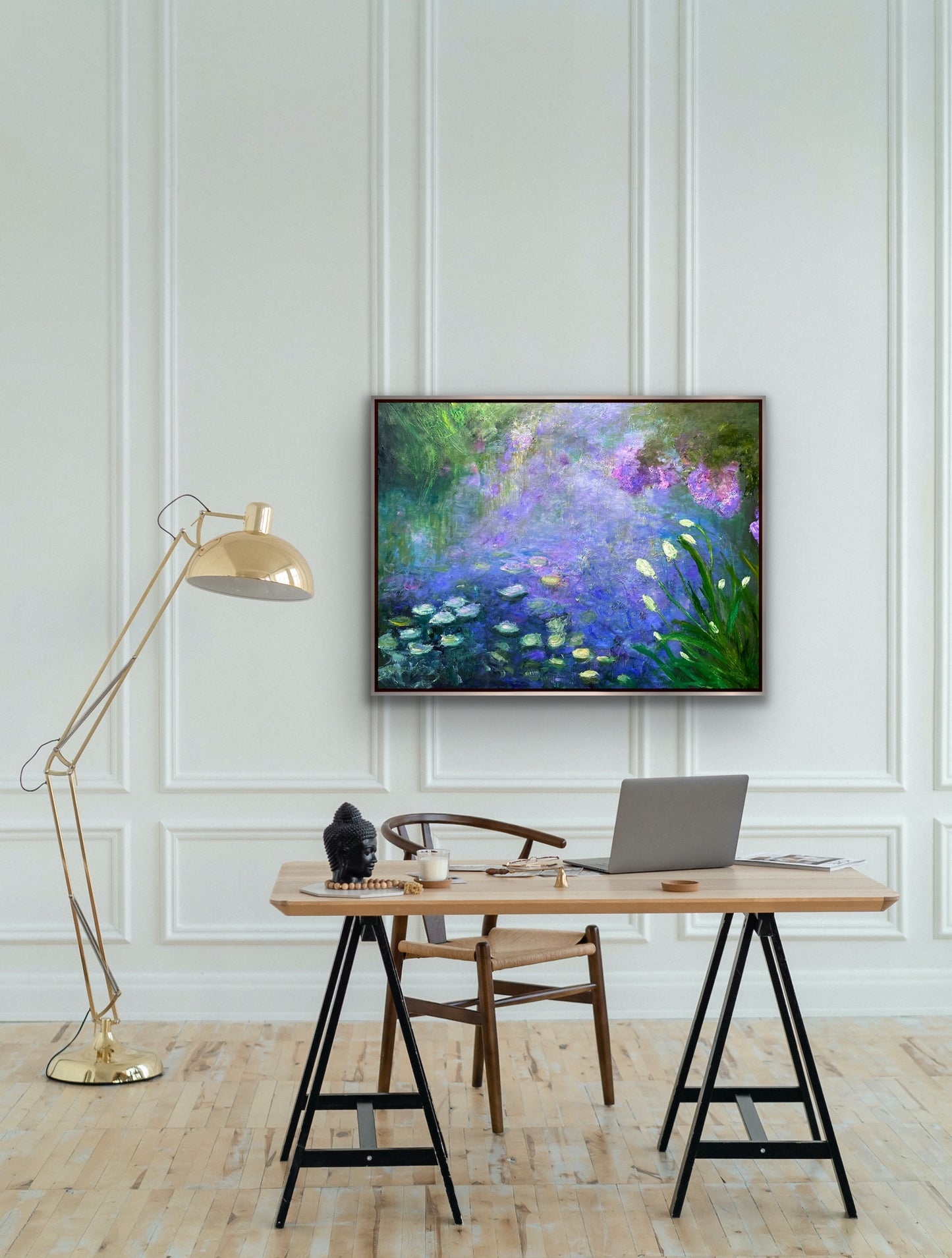 Water Lily Mist, OIL, 36" x 48"