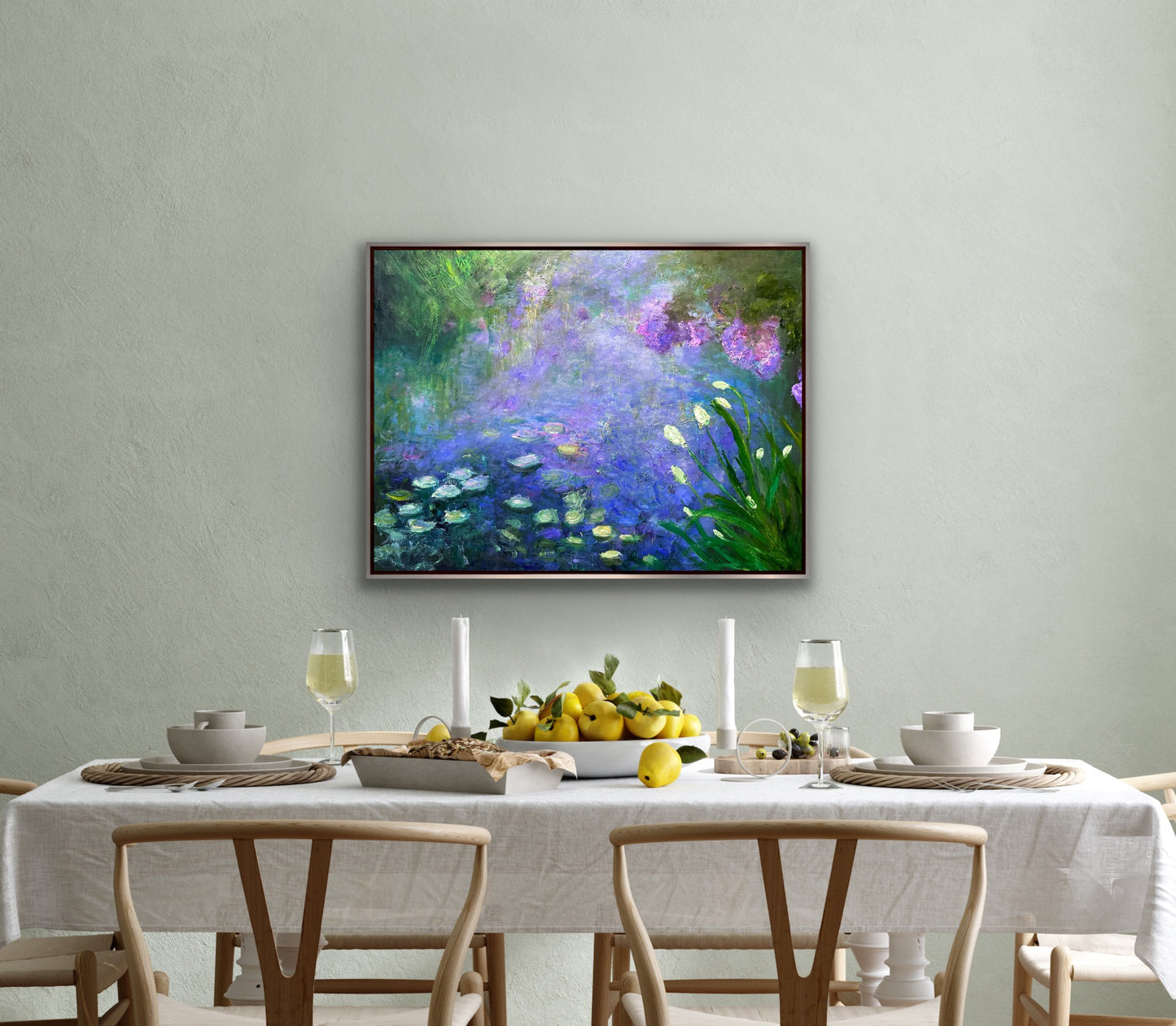 Water Lily Mist, OIL, 36" x 48"
