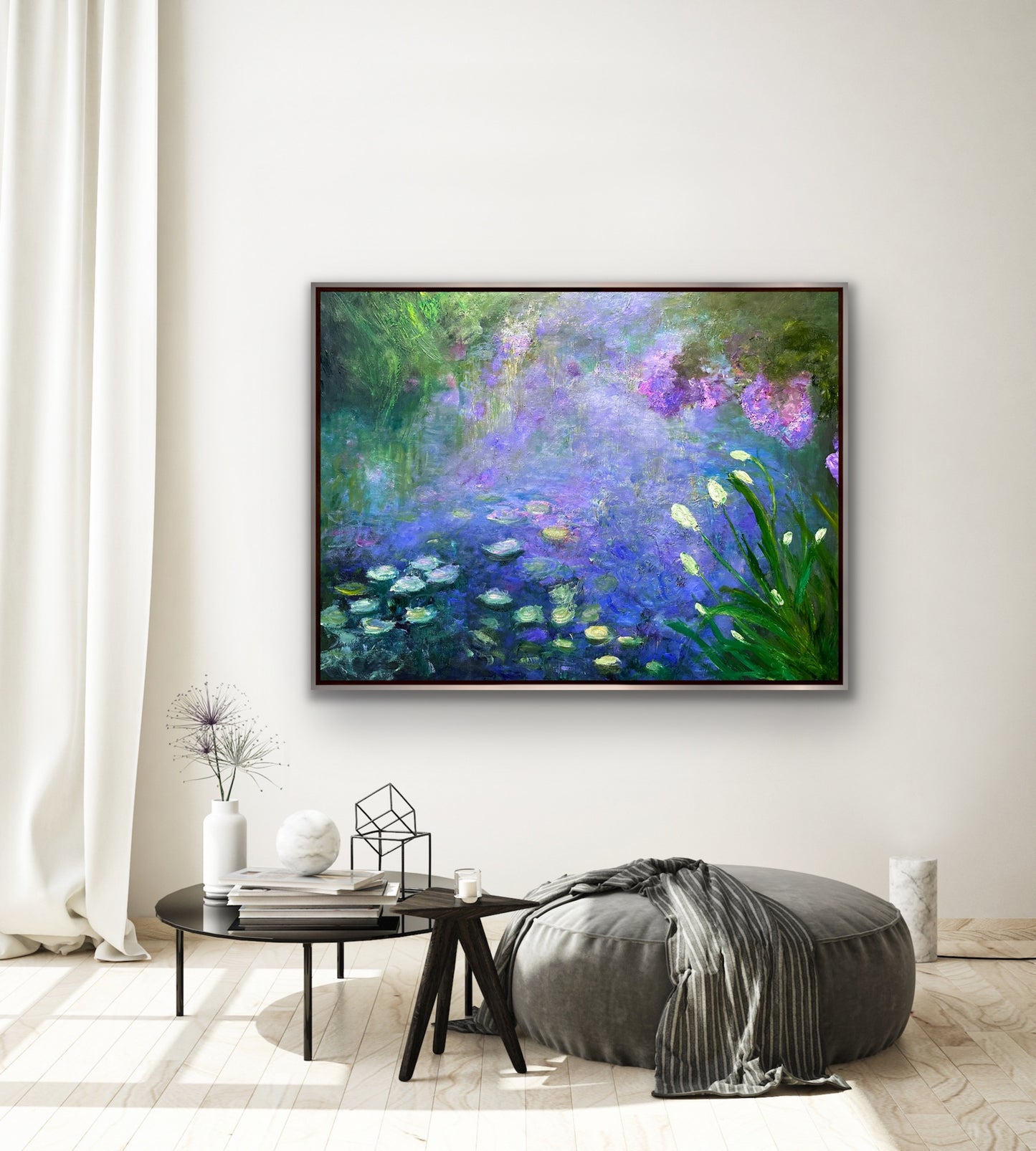 Water Lily Mist, OIL, 36" x 48"