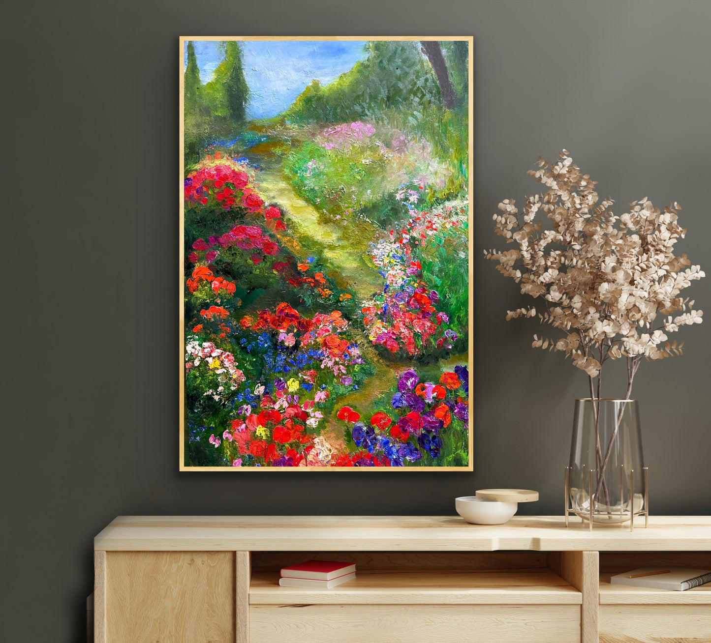 Whimsical Path, OIL, 36" x 24"