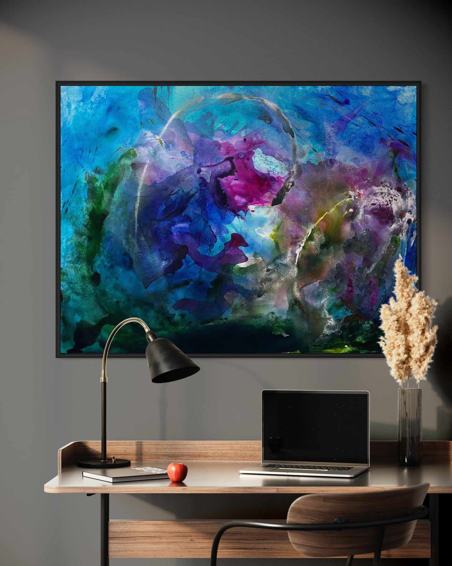 Deep Sea Meanders, Acrylic, 36" x 48"