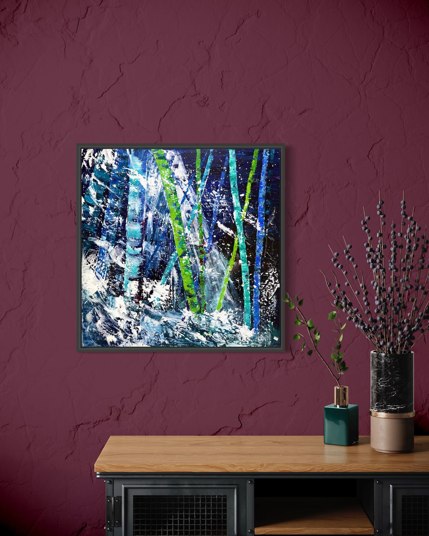 Winter Wonderland, ACRYLIC, 24" x 24"