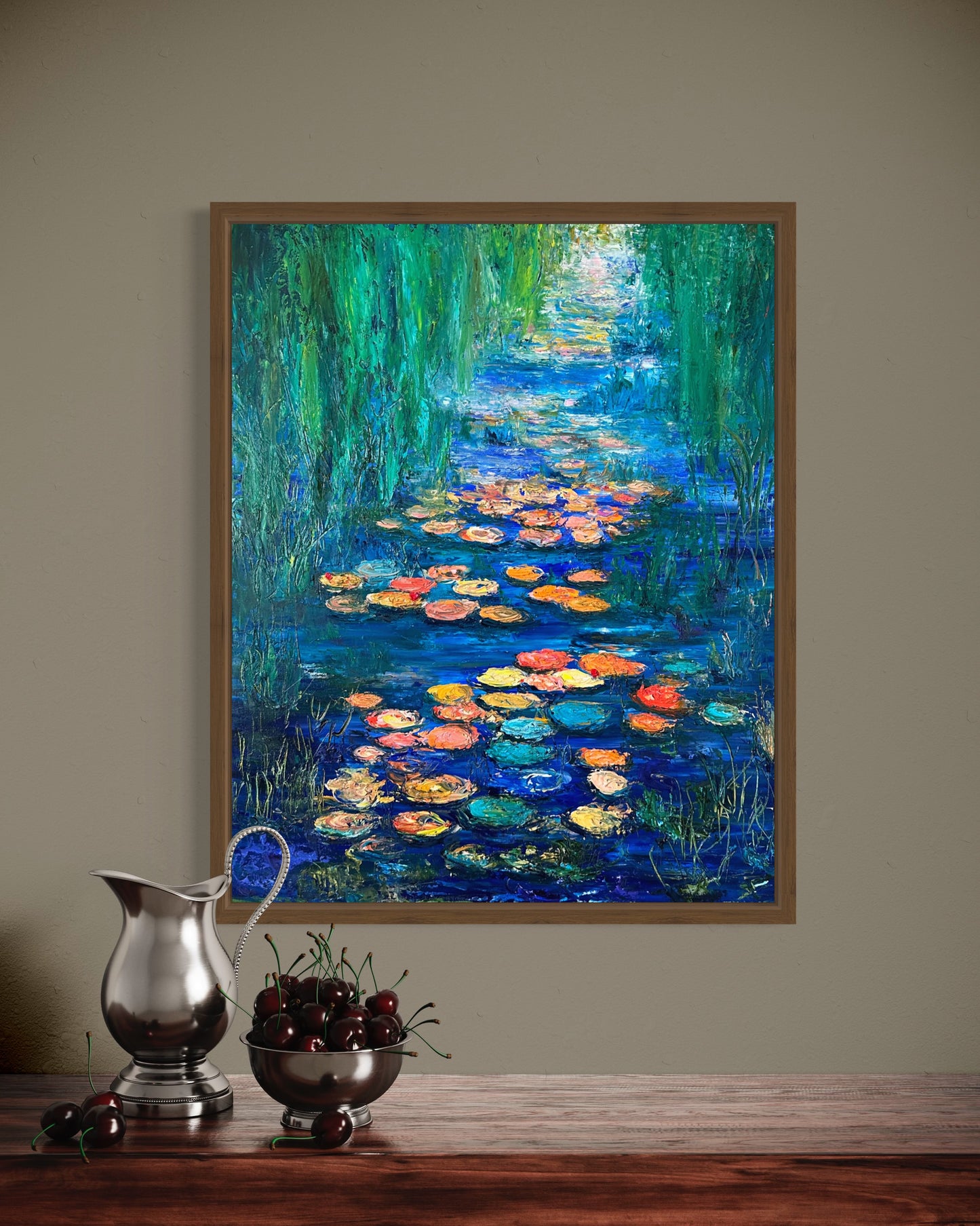 Water Lilies, OIL, 30" x 24"