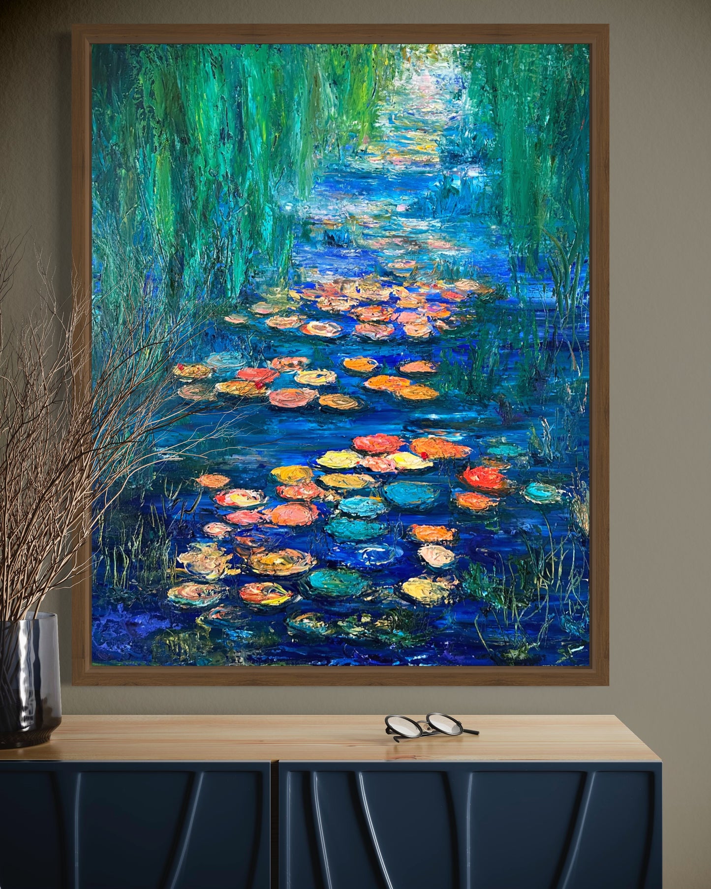 Water Lilies, OIL, 30" x 24"