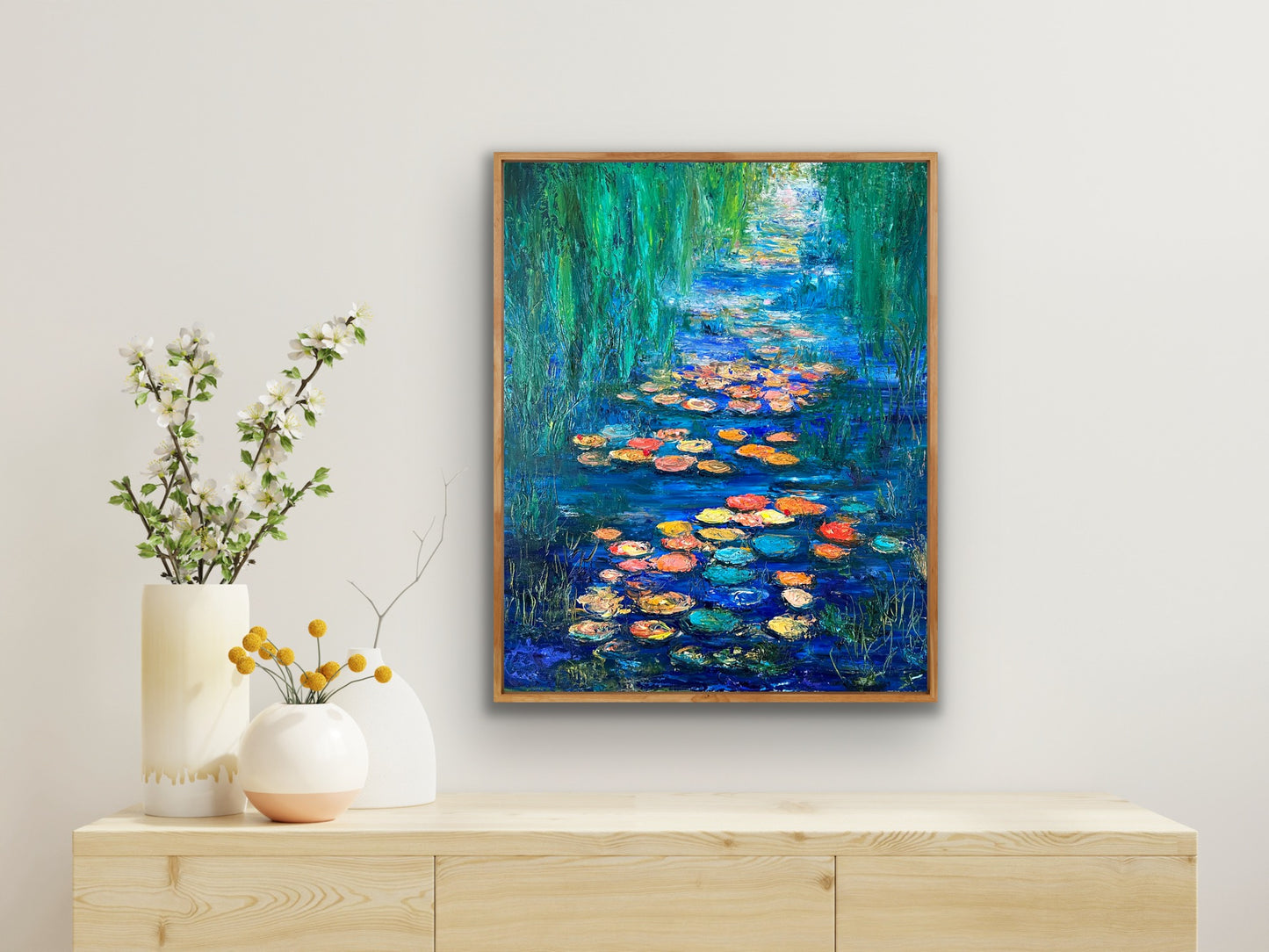 Water Lilies, OIL, 30" x 24"
