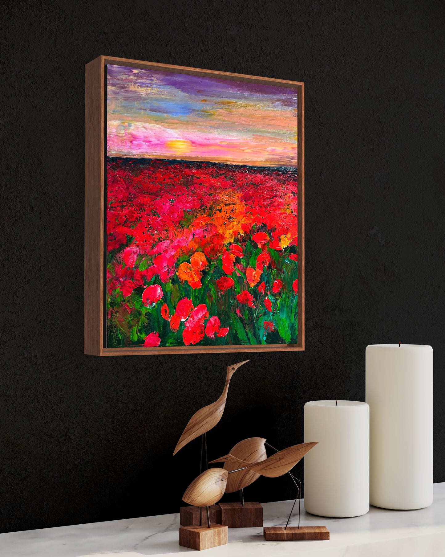 Coquelicots, ACRYLIC, 20" x 16"Featured in the SHEIN/MOTF Maria-Victoria Checa 2024 Summer Collection.
