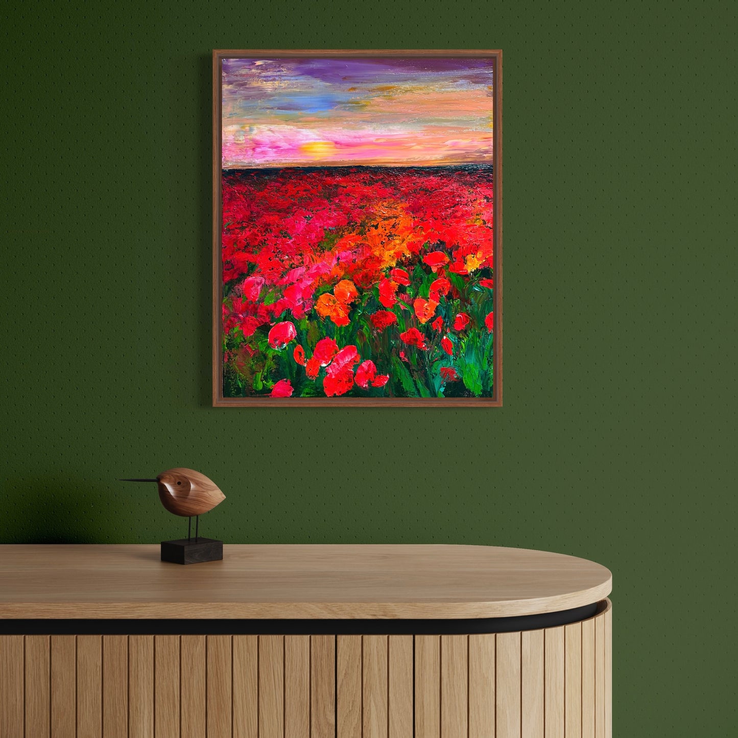 Coquelicots, ACRYLIC, 20" x 16"Featured in the SHEIN/MOTF Maria-Victoria Checa 2024 Summer Collection.