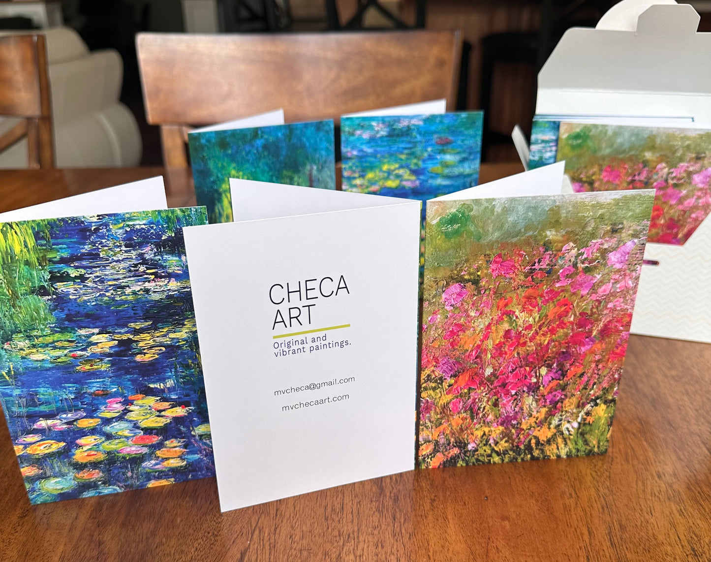 Box Set of 25 Greeting Cards with 5 Different Designs