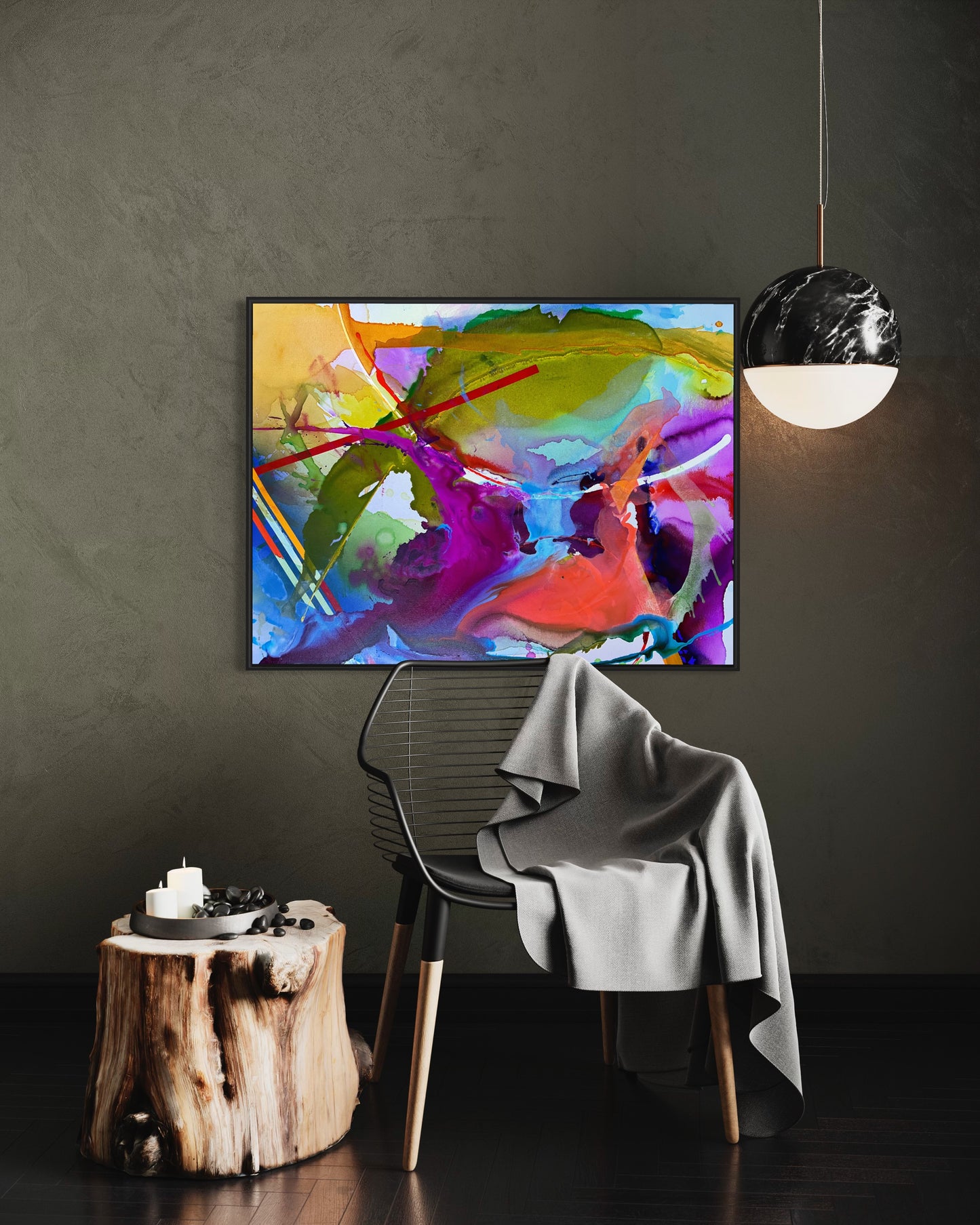 Milonga, ACRYLIC, 30" x 40"