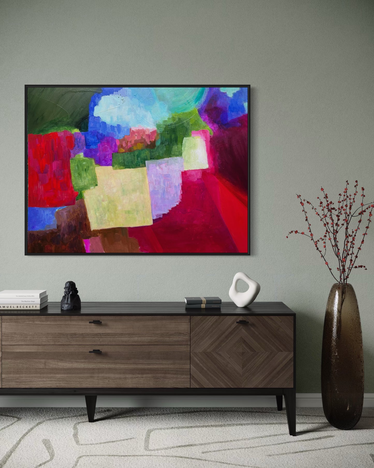 THE VILLAGE, Acrylic, 36" x 48"