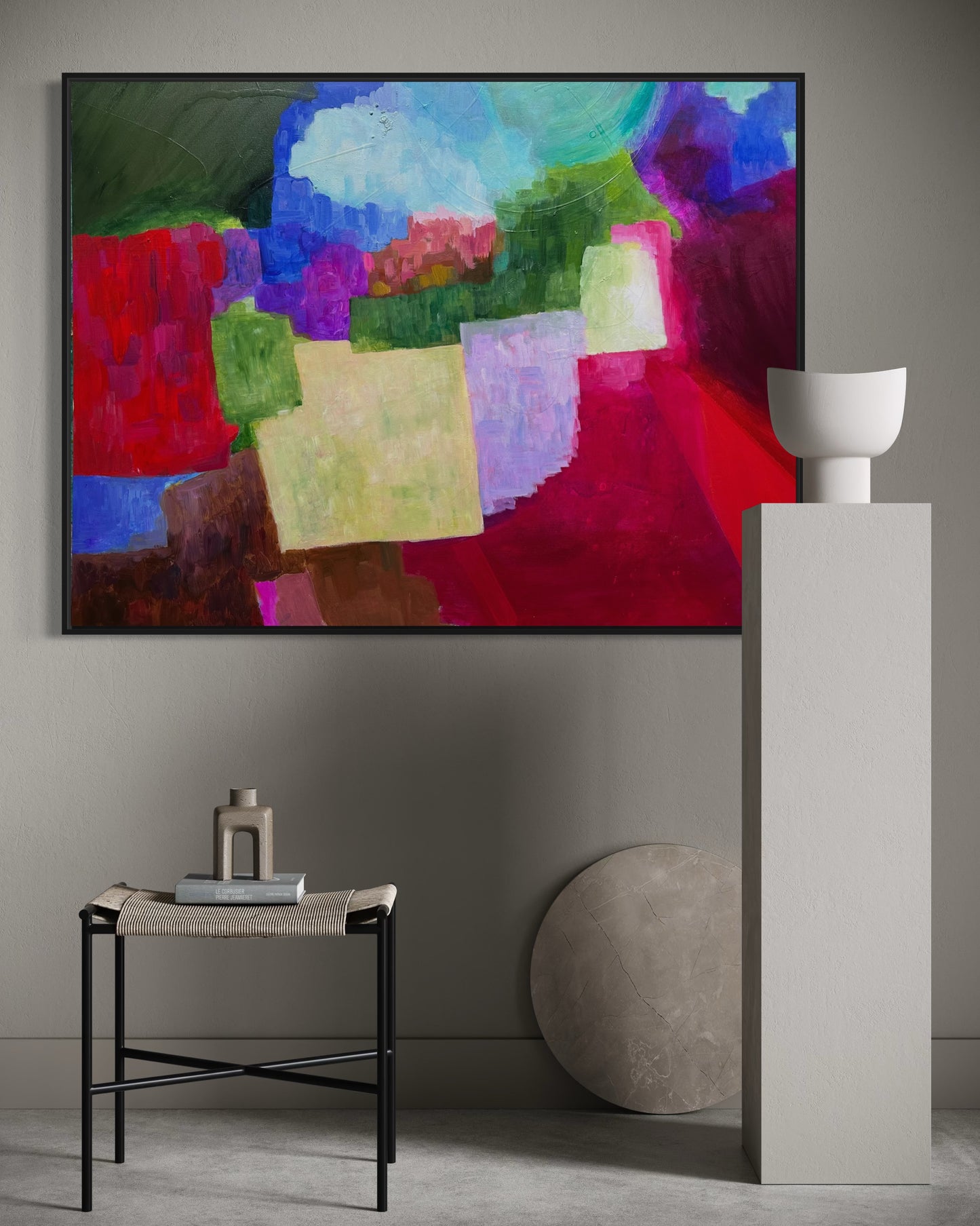 THE VILLAGE, Acrylic, 36" x 48"