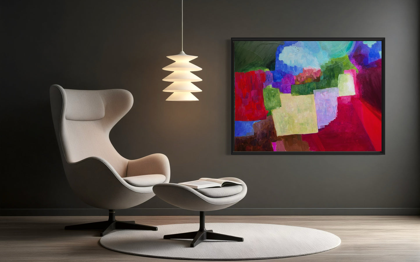THE VILLAGE, Acrylic, 36" x 48"
