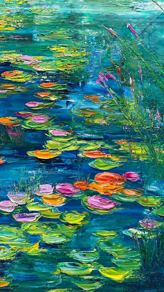 Mirror of Time Commission for Liza, 24" x 36"