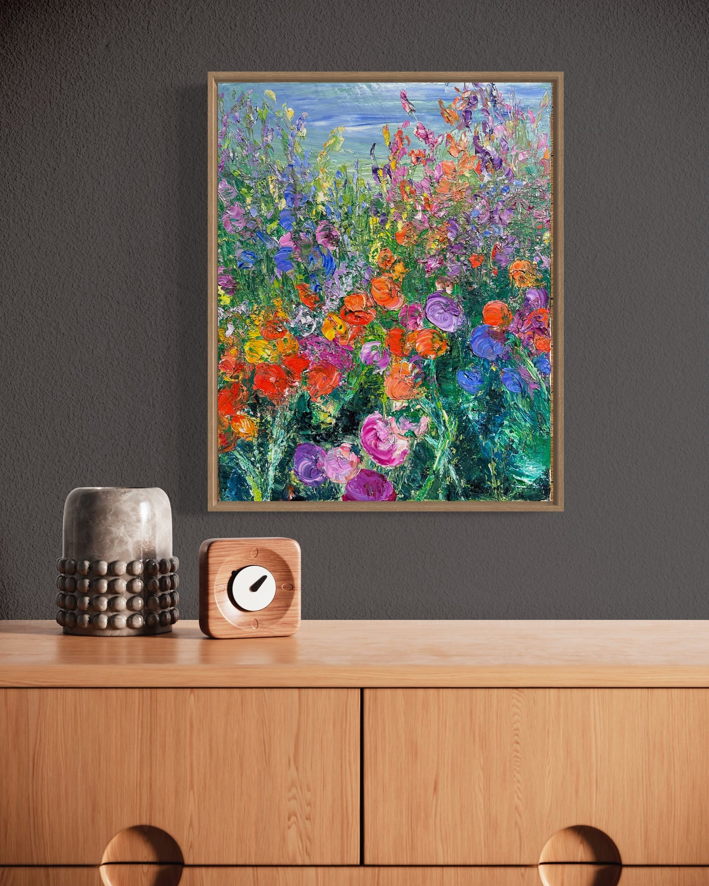 Wild Flowers By The Sea, OIL, 16" x 20"