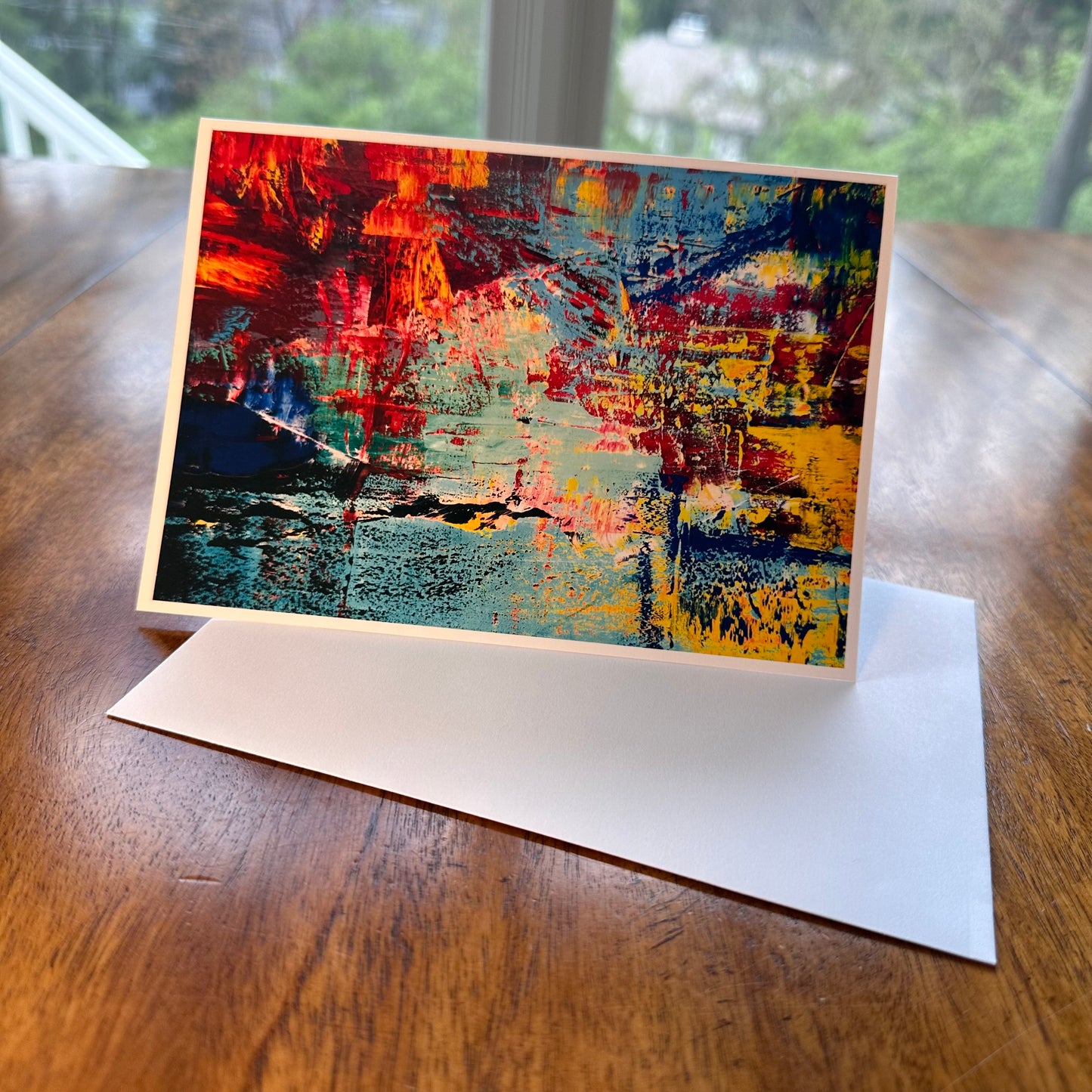 BOX SET 2: Seven Different Abstract 5 x 7 Greeting Cards. Frame Me!!