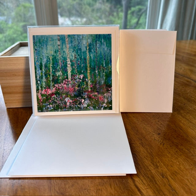 BOX SET 3: Seven Different Impressionist 5 x 5 Greeting Cards