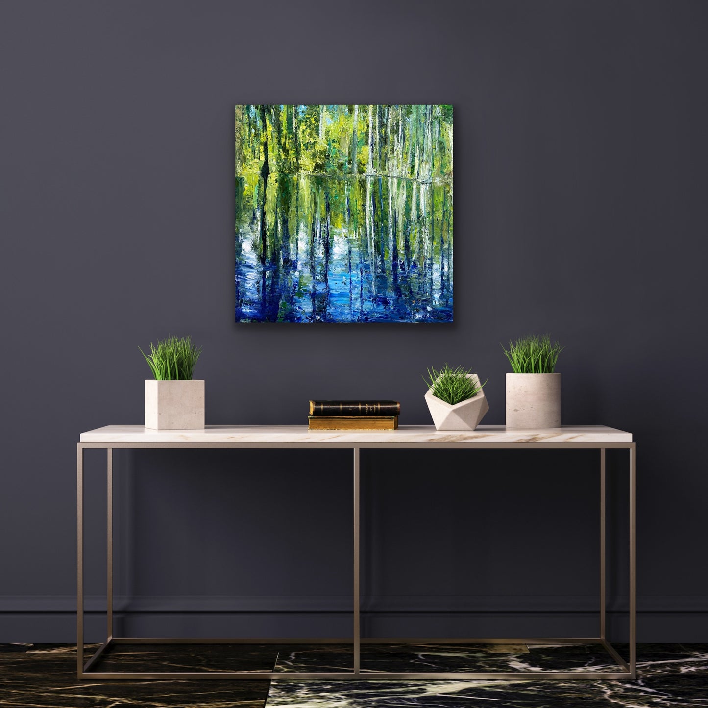 Cypress Gardens, Large, OIL 24" x 24"