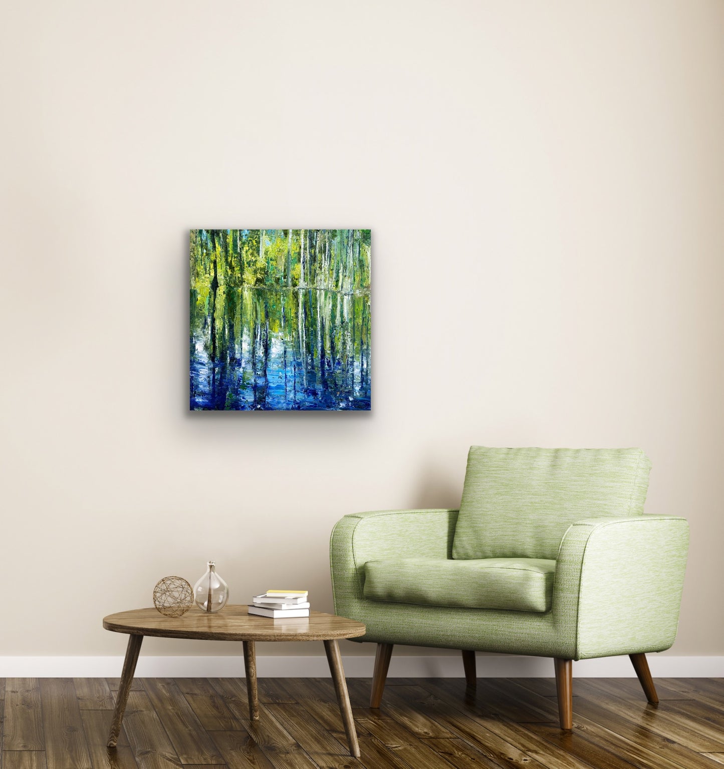 Cypress Gardens, Large, OIL 24" x 24"