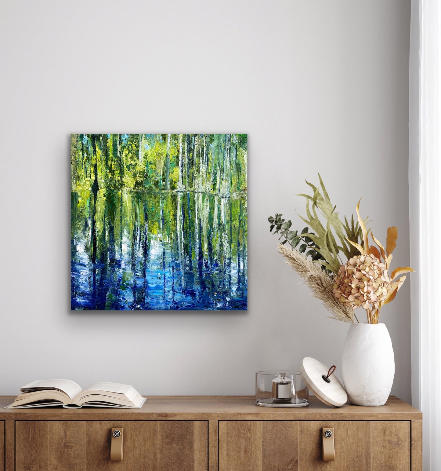 Cypress Gardens, Large, OIL 24" x 24"