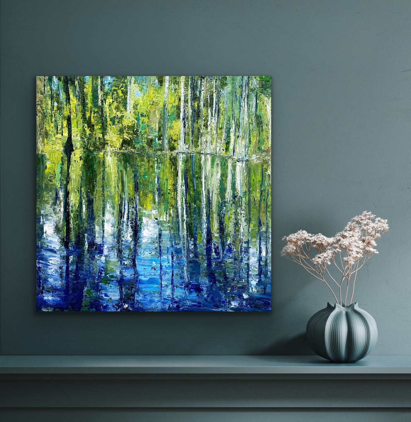 Cypress Gardens, Large, OIL 24" x 24"