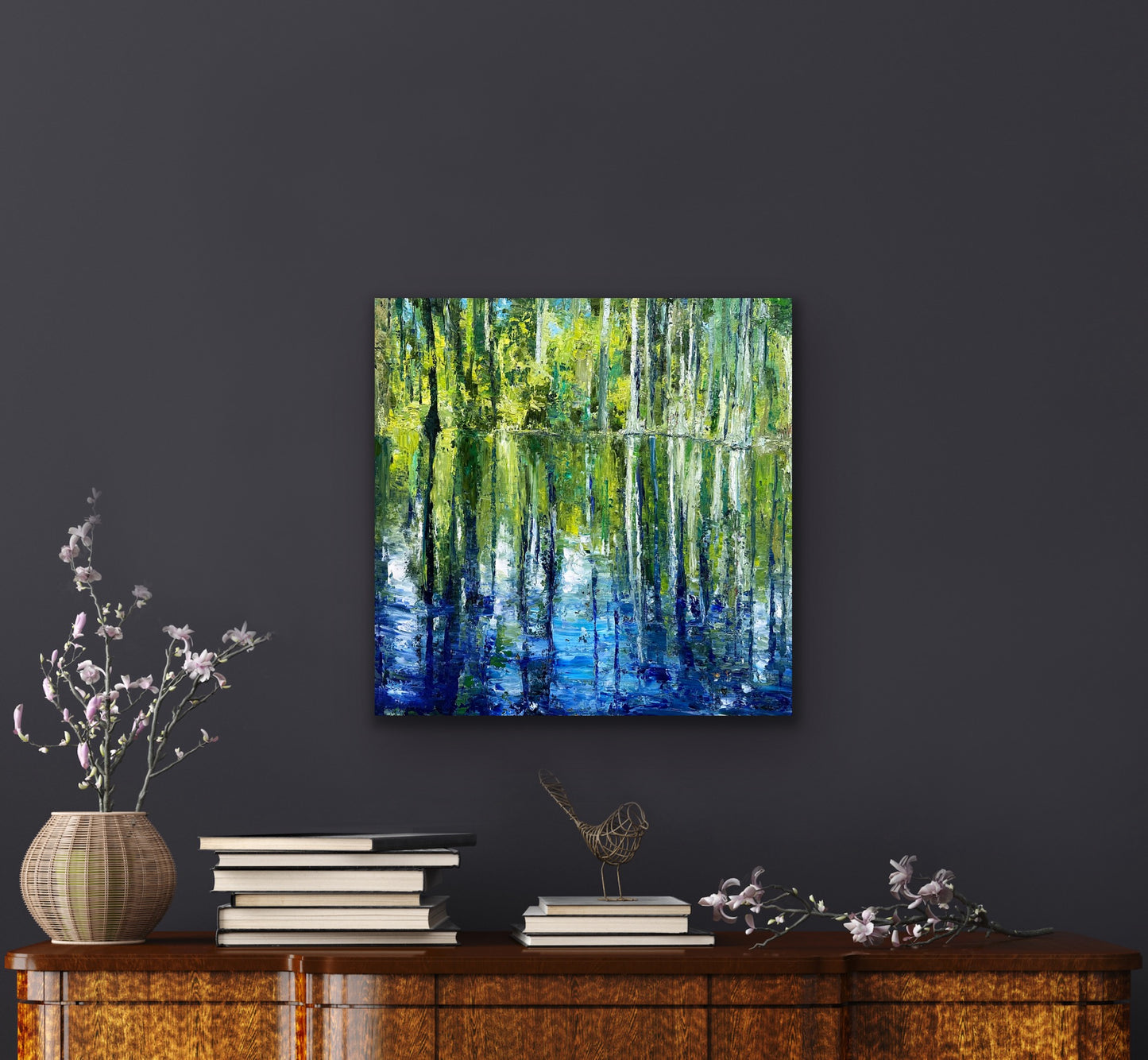 Cypress Gardens, Large, OIL 24" x 24"
