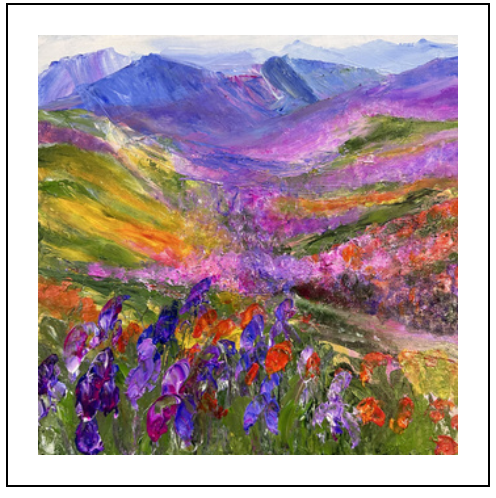 Purple Range Print