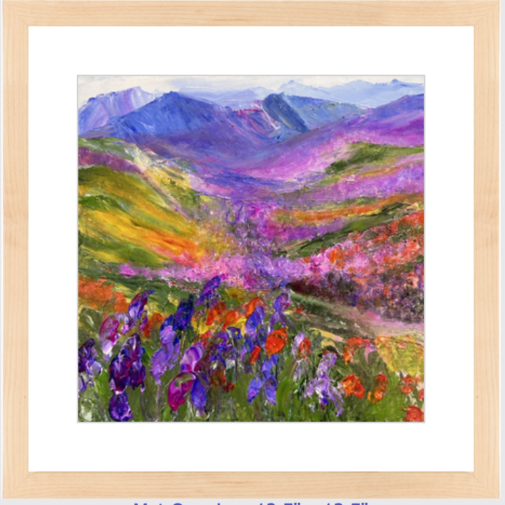 Purple Range Print