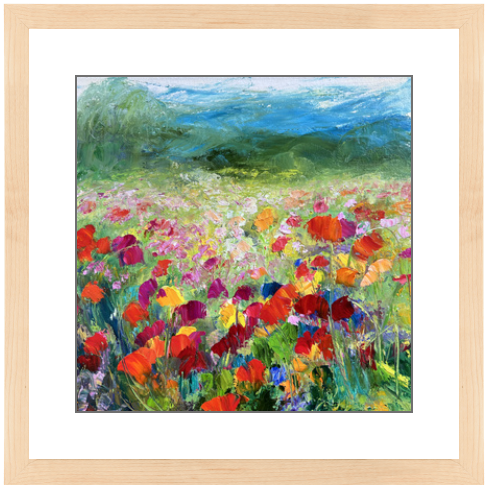 Lively Poppies Print