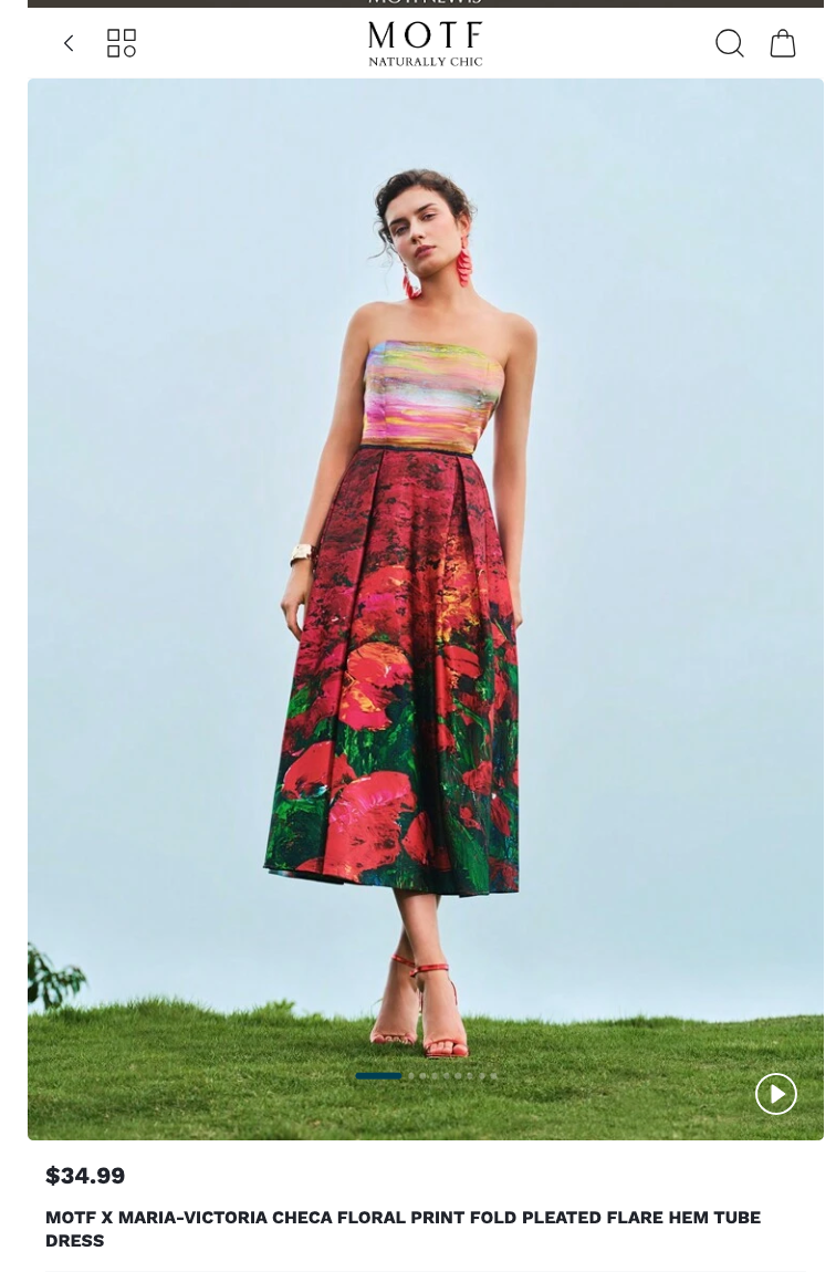 Coquelicots, ACRYLIC, 20" x 16"Featured in the SHEIN/MOTF Maria-Victoria Checa 2024 Summer Collection.