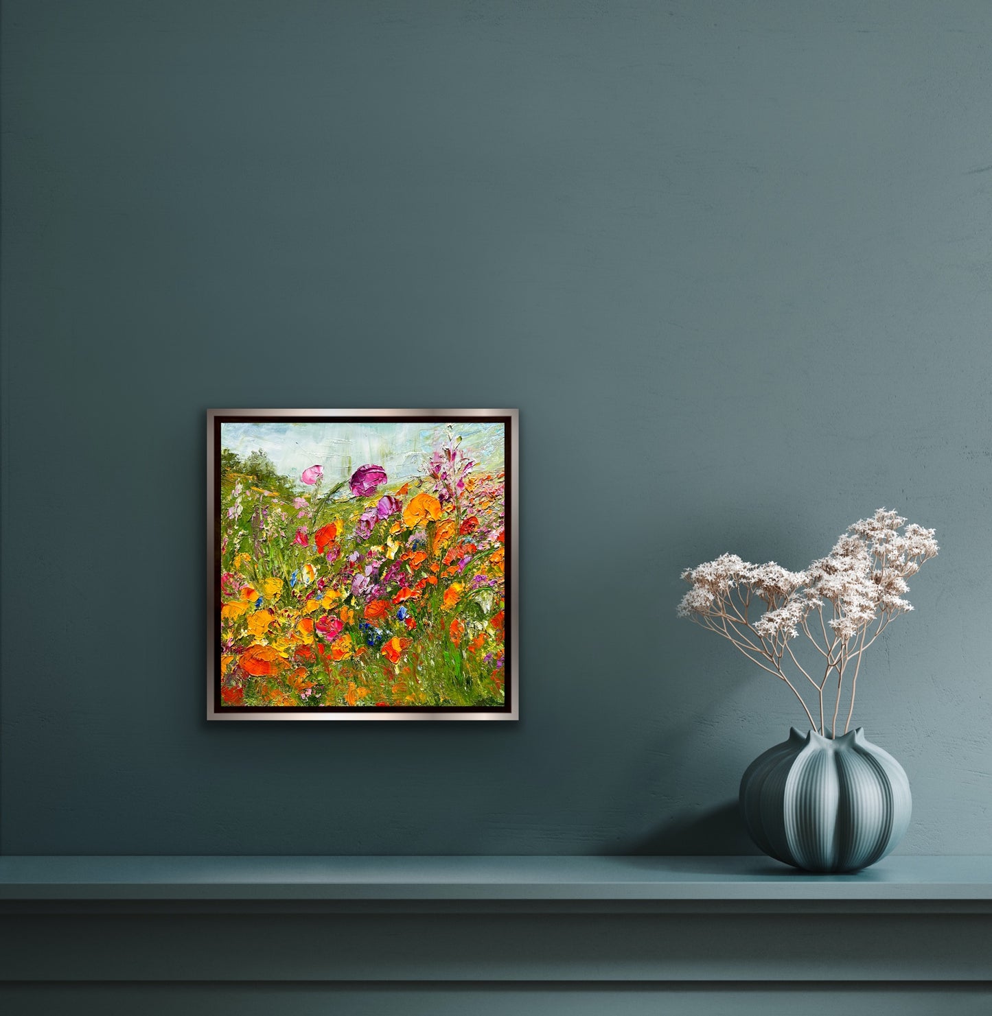 Flower Love, 12" x 12"